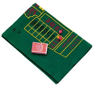 Artisan Craps Dice Felt Layout Game for Home Table Craps Blackjack Black Jack Efficient