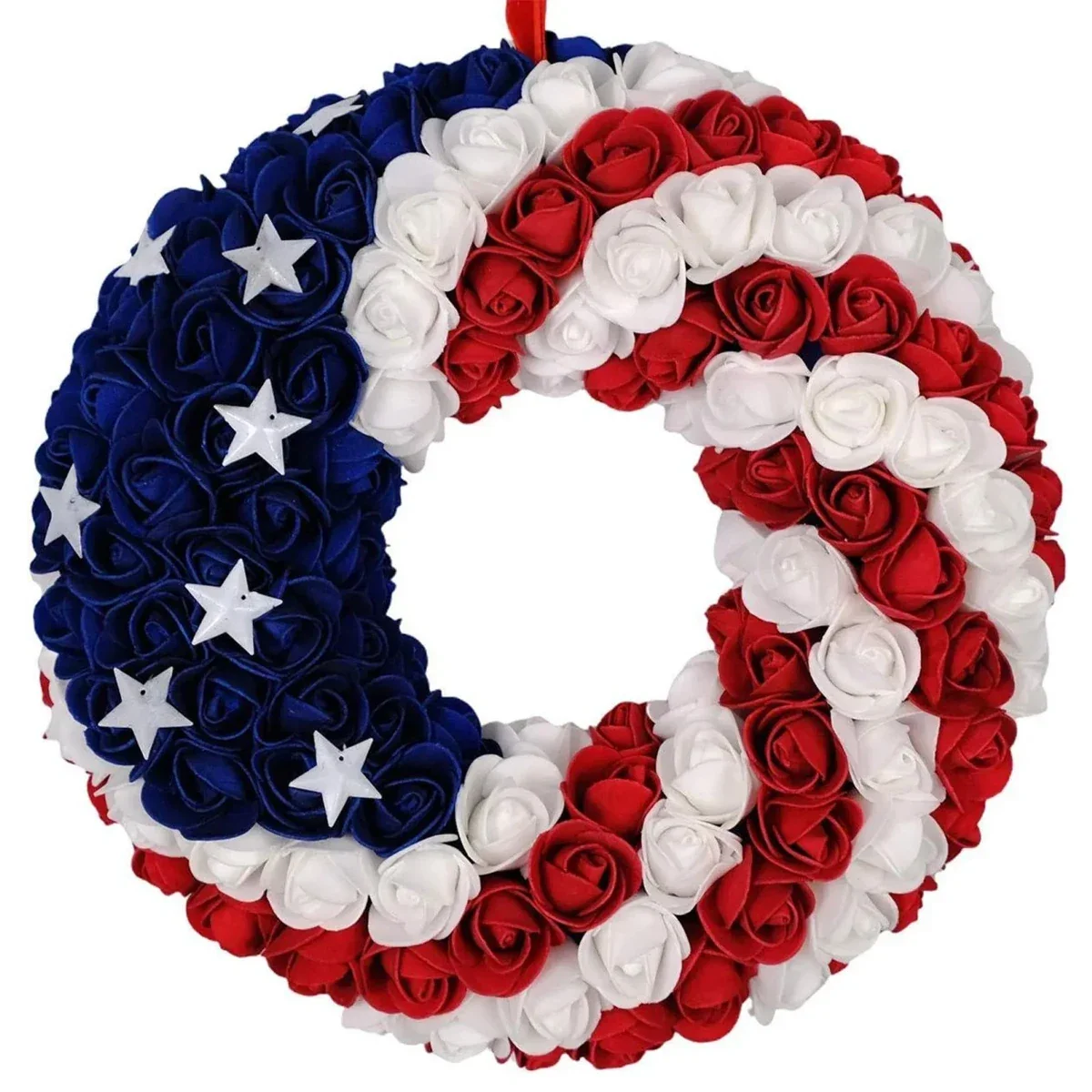 Minimalist Independence Day Front Door Wreath High-End