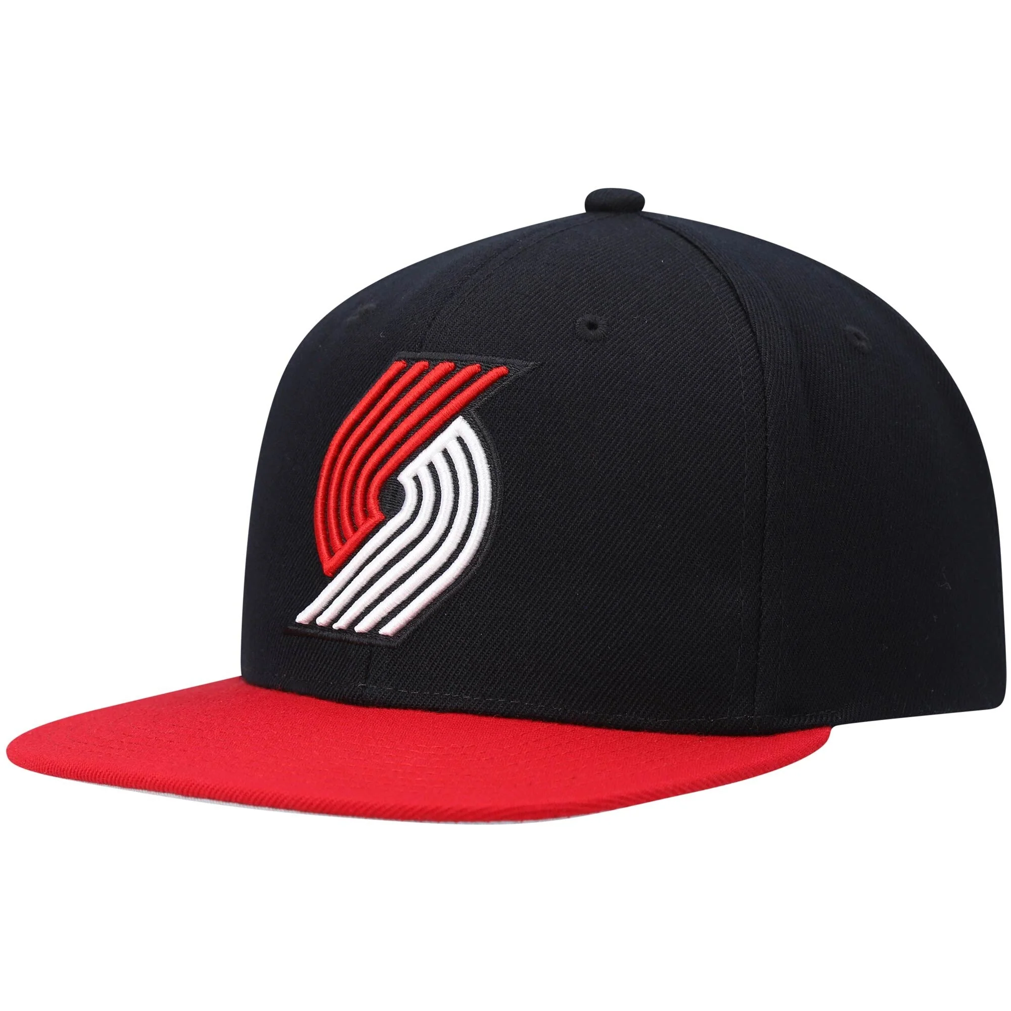 Easy-to-Use Mitchell Ness Men's NBA Portland Trail Blazers Team 2 Tone 2.0 Snapback Professional