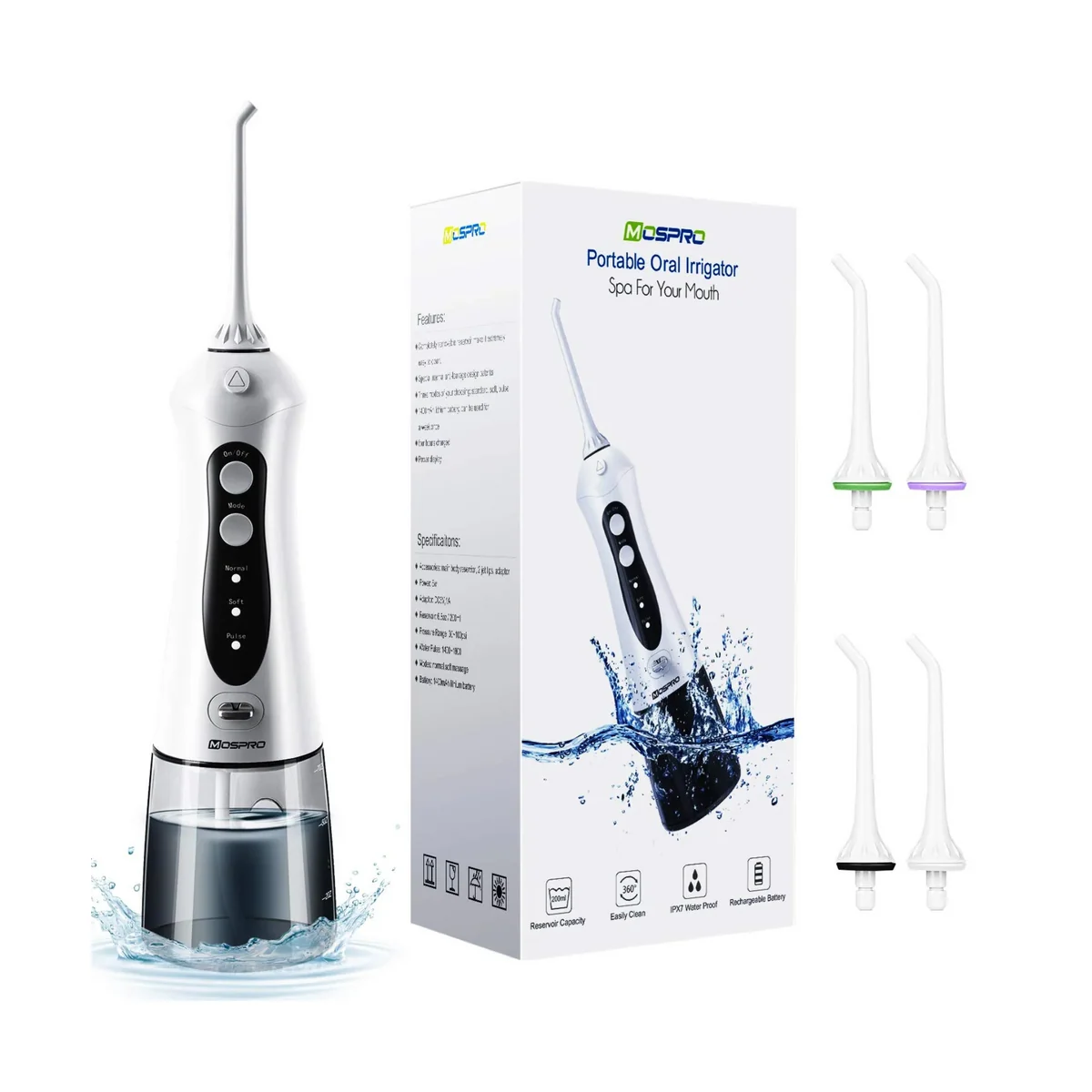 Proven MoSpro Portable Oral Irrigator Long-Lasting