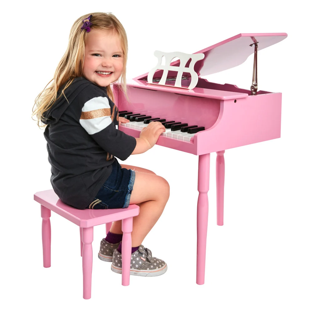 Casual Pink Kid's Toy Grand Piano Excellent