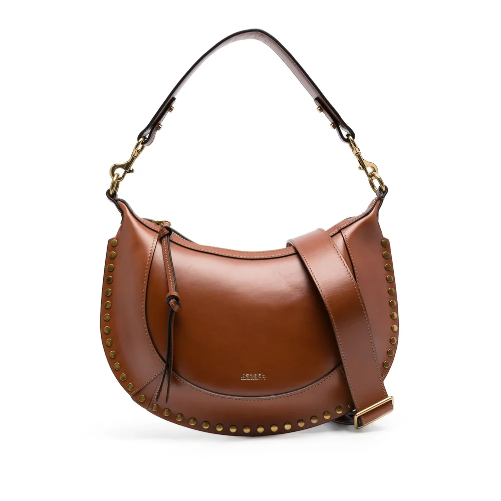 Luxury Shoulder Bag Chocolate Brown Calf Leather Consistent