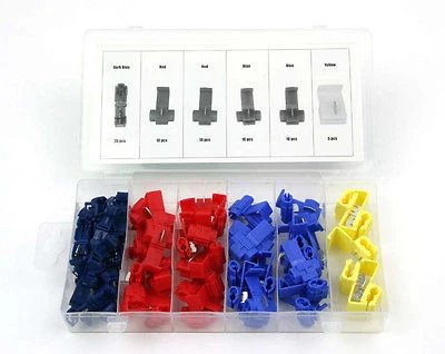 Advanced 65 Piece Electrical Wire Splicer Clip Assortment Verified