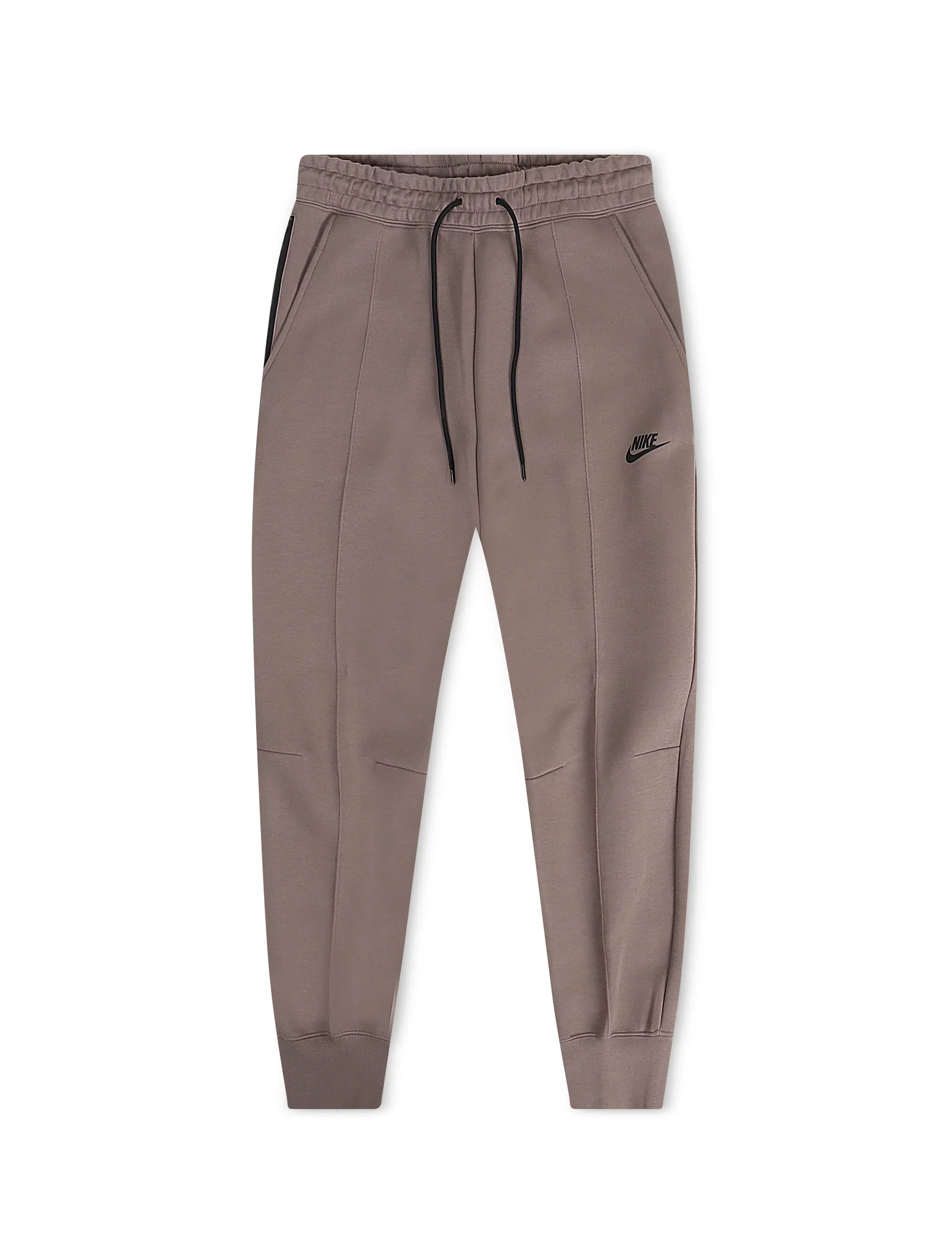 Recyclable Nike Womens Sportswear Tech Fleece Jogger - Mink Brown Black High-Quality