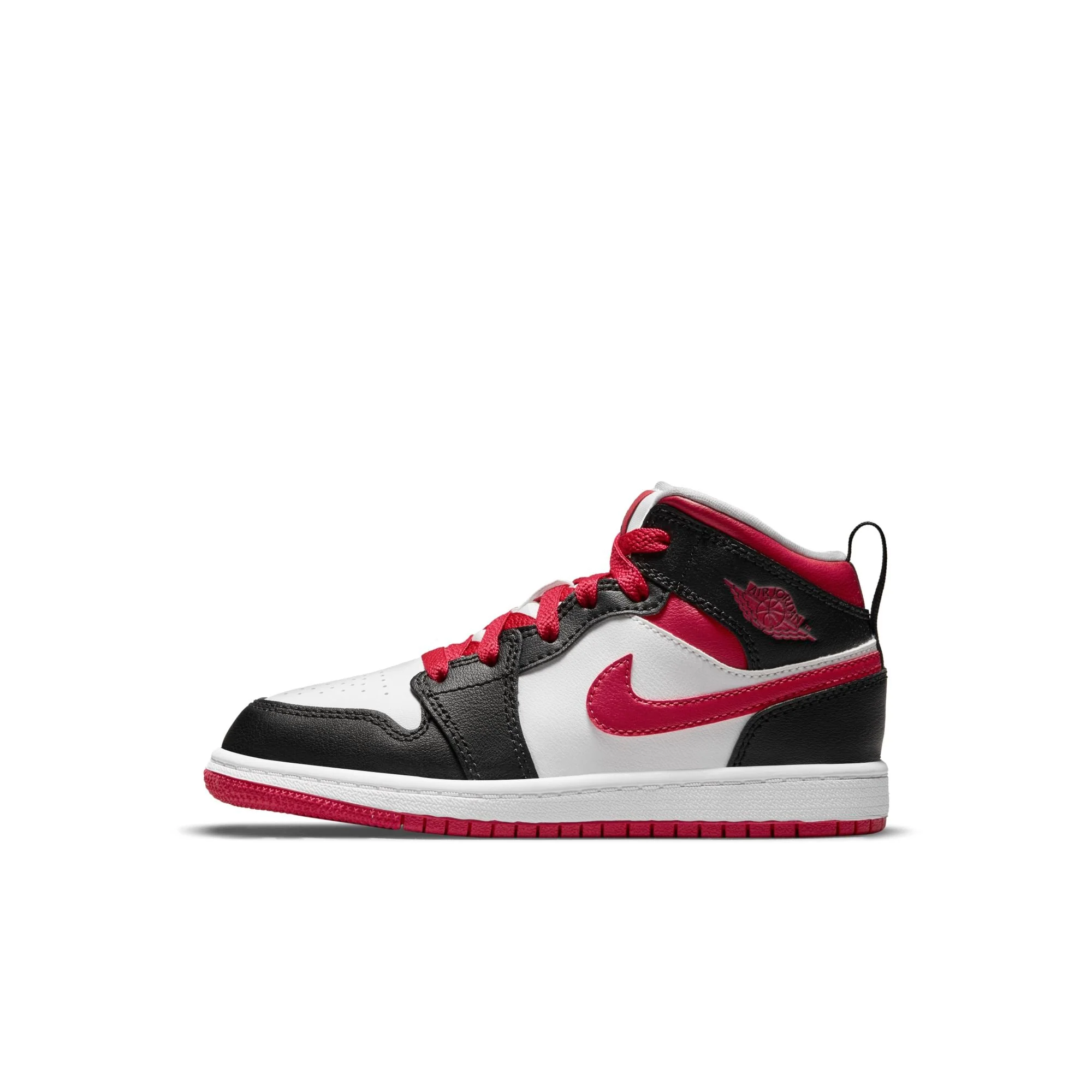 Certified Air Jordan Preschool Retro 1 Mid Ps 'Very Berry' Sneakers Prestigious