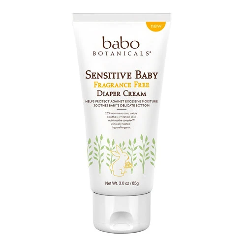 Official Babo Botanicals Sensitive Baby Zinc Fragrance Diaper Cream 3 Oz Expertly Made
