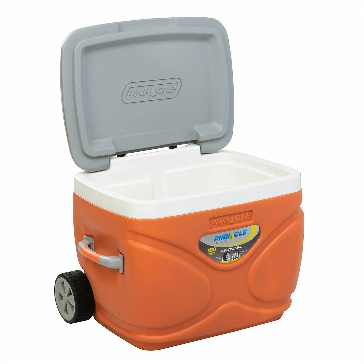 Elegant Large Rolling Ice Cooler Chest With Wheels 69 Quart Environmentally Friendly