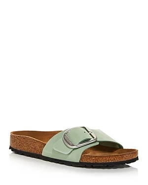 Unique Birkenstock Unisex Madrid Big Buckle Nubuk Leather Matcha Carefully Designed