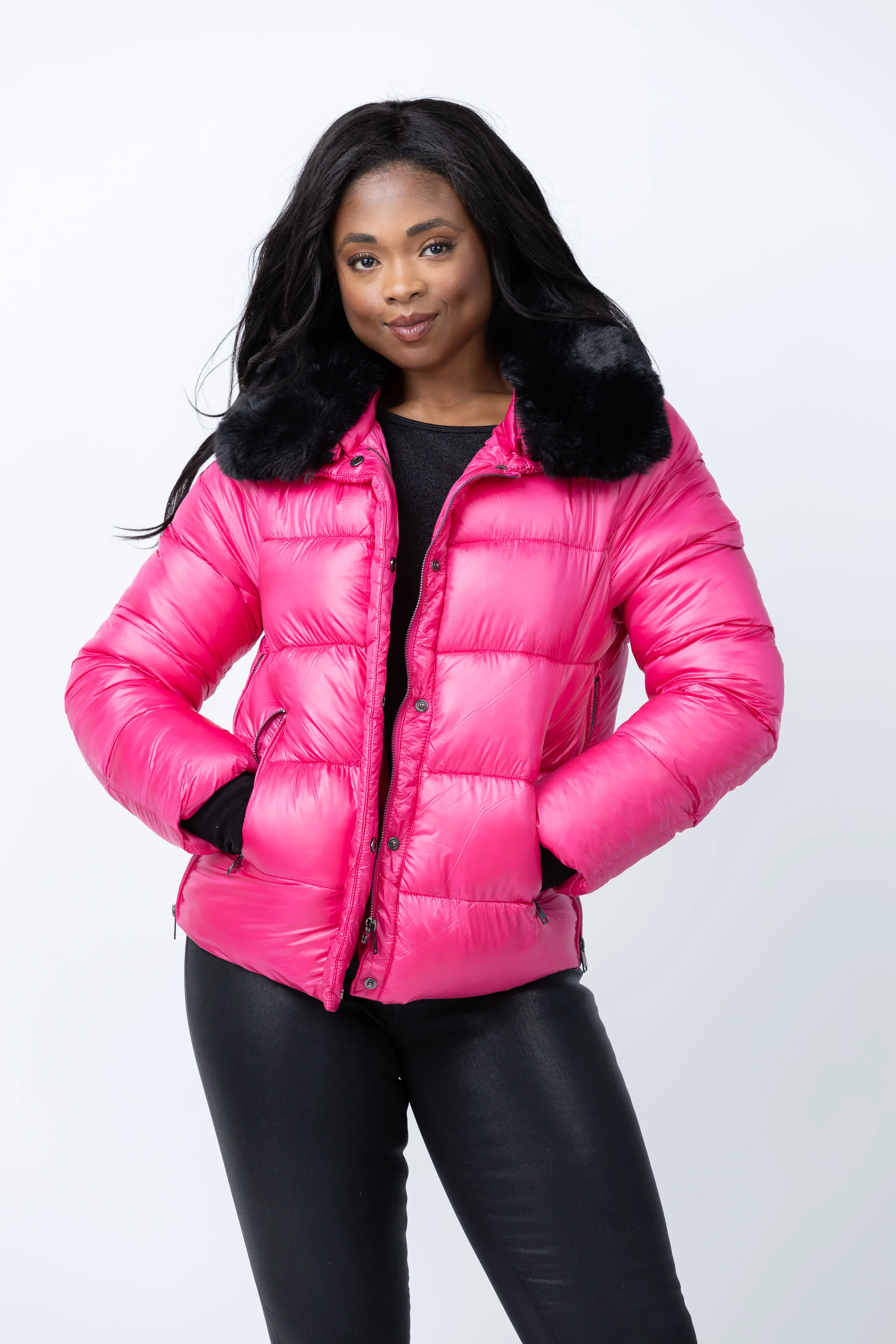 Professional Love Token Jessie Jacket in Hot Pink Secure