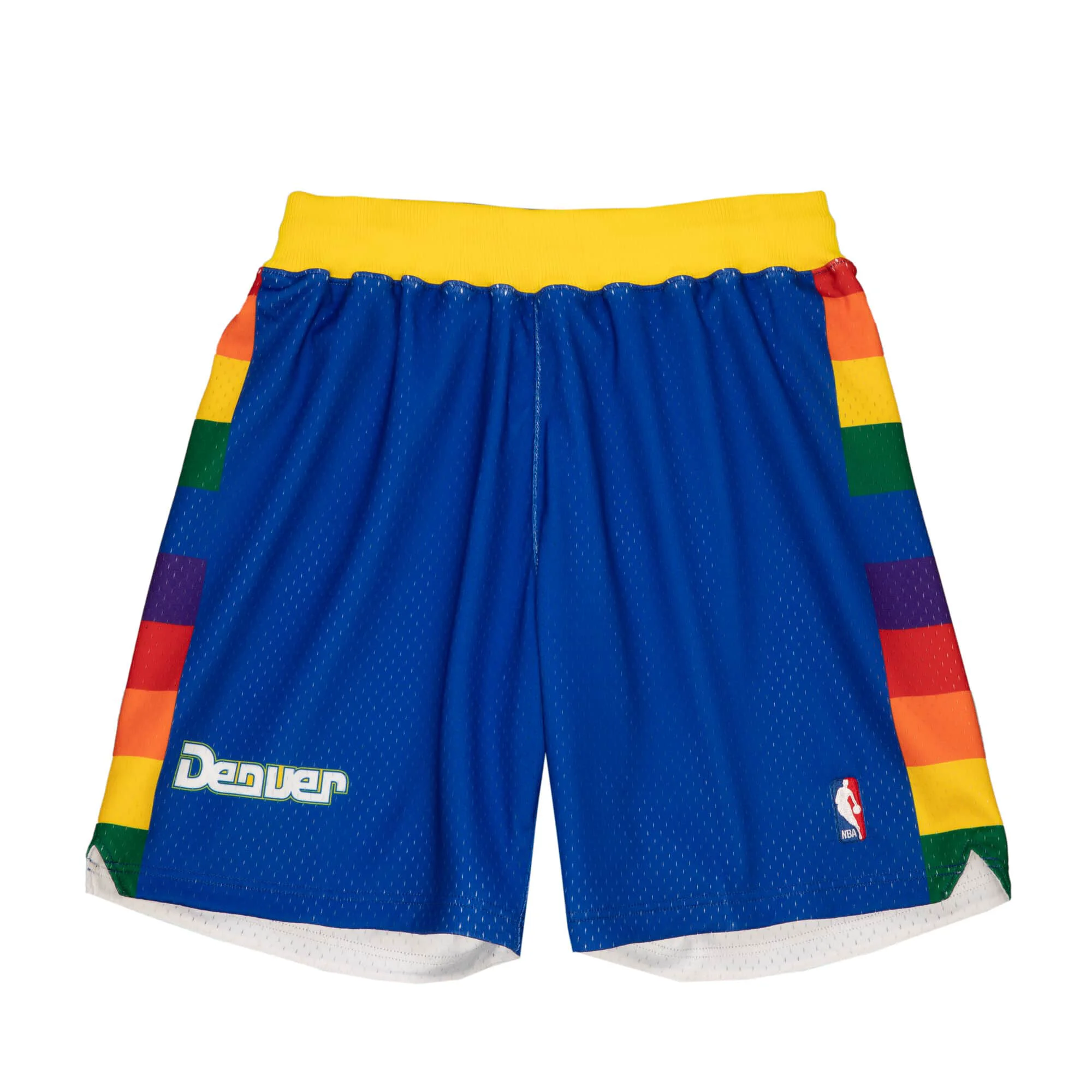 Clean Mitchell Ness NBA Shorts Denver Nuggets 91 Elite