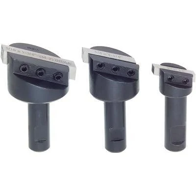 Premium Material 3 Piece Precision Machinist Fly Cutter Tool Bit Set for Milling Mill Metal Lathe High-Performance