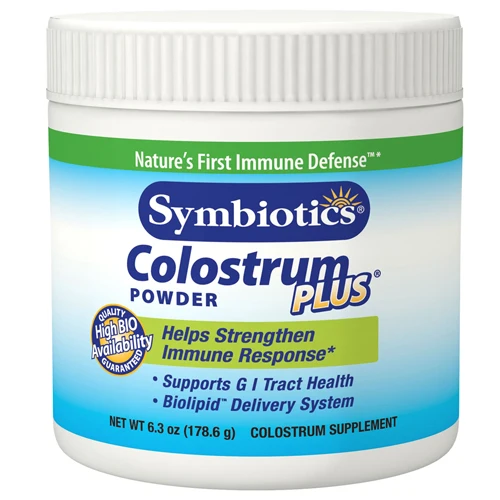 Premium Symbiotics Colostrum Plus Powder - 6.3 Oz Safe