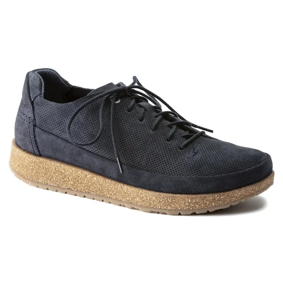 Contemporary Birkenstock Honneff Light Suede Leather Midnight Top-Quality