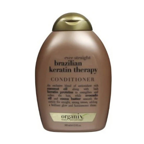 Reusable Organix Ever Straight Brazilian Keratin Therapy Conditioner - 13 Oz Selected
