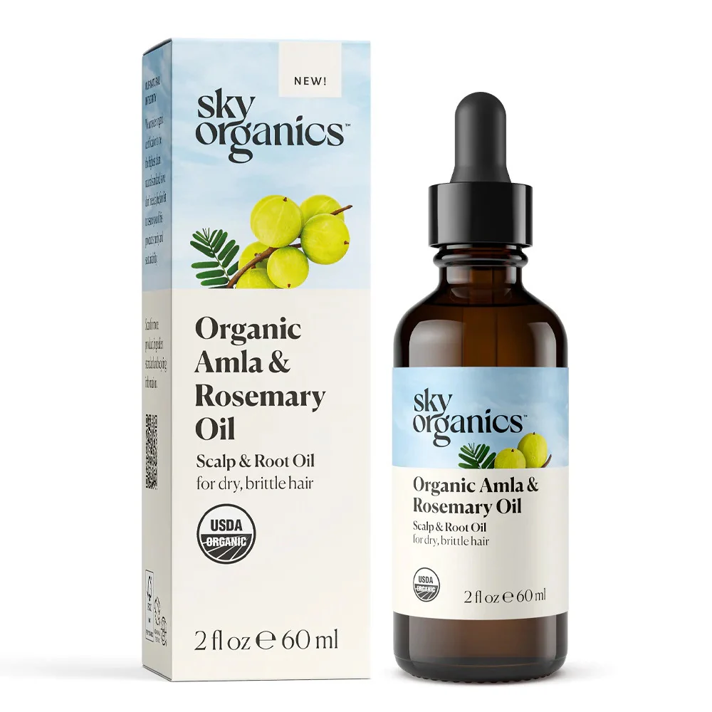 Classic Sky Organics Organic Amla and Rosemary Scalp Oil 2 Oz Versatile