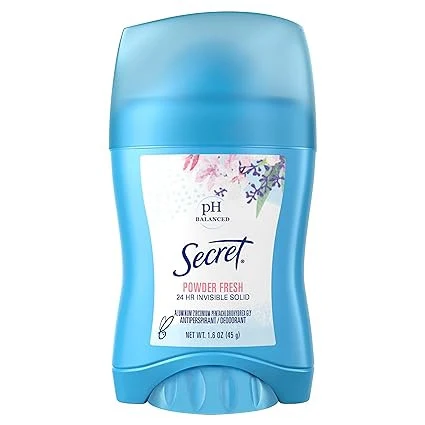 Eco-Friendly Secret Invisible Solid Anti Perspirant And Deodorant Powder Fresh 1.6 Oz Authentic