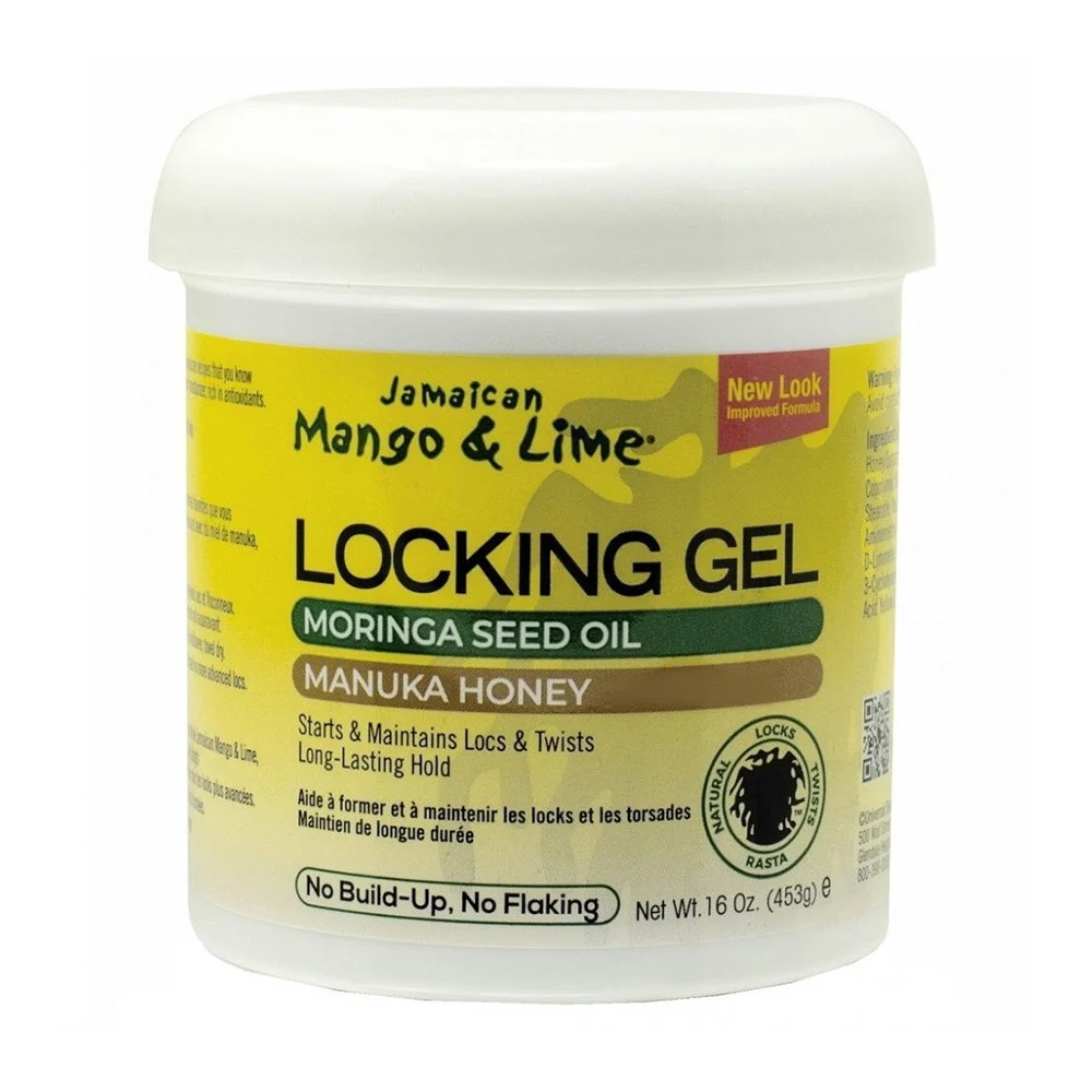 Eco-Friendly Jamaican Mango and Lime Locking Hair Gel 16 oz Traditional