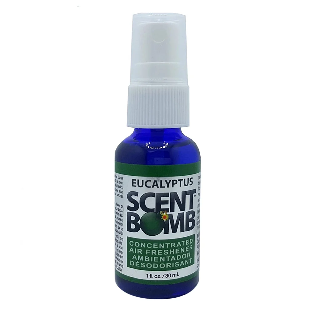 Selected Scent Bomb Oil Based Concentrated Air Freshener Spray Eucalyptus Odor Eliminator for Home and Car 1Oz 30ml Expertly Made