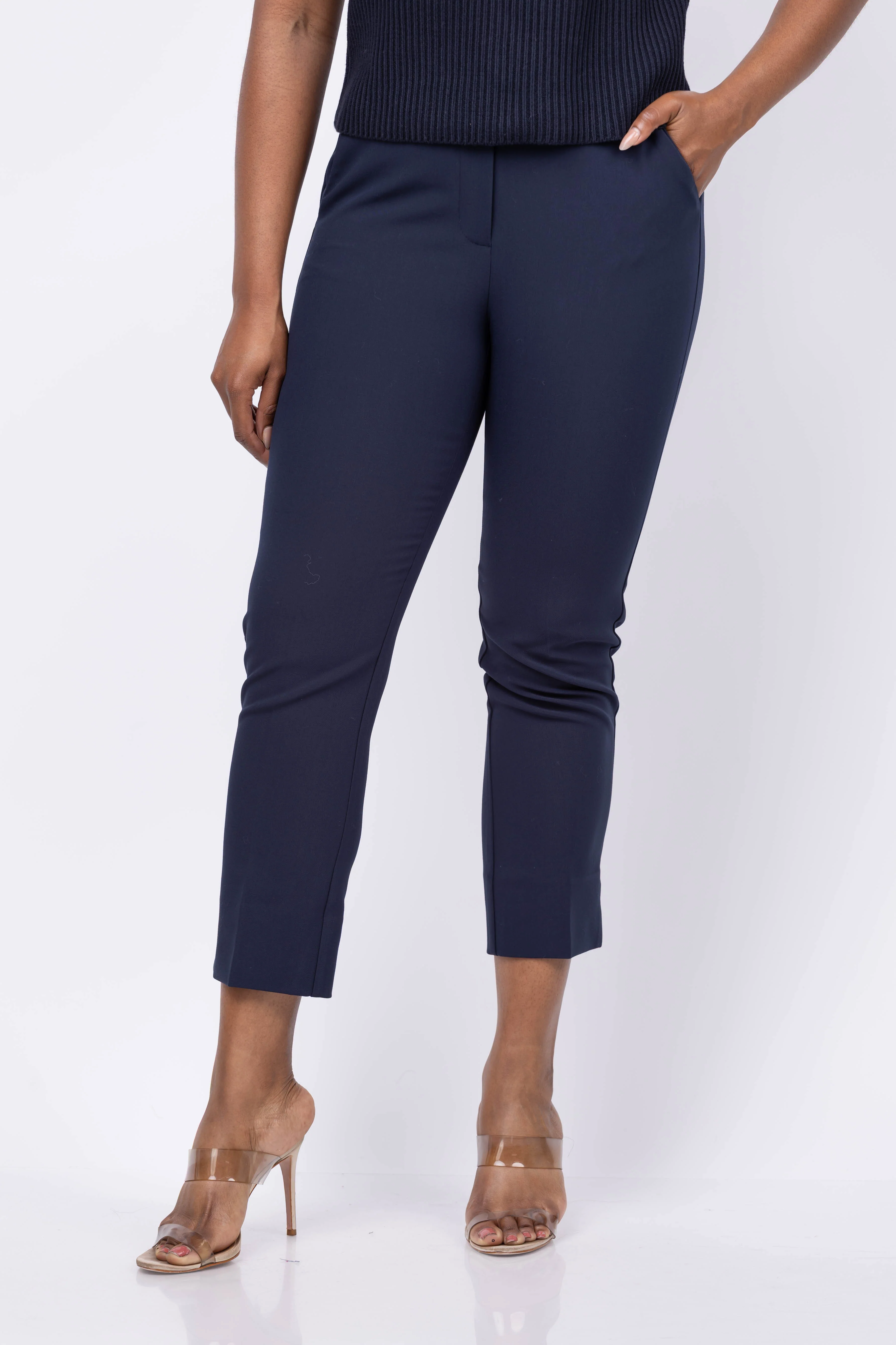 Relaxed Favorite Daughter The Favorite Cigarette Pant in Navy User-Friendly