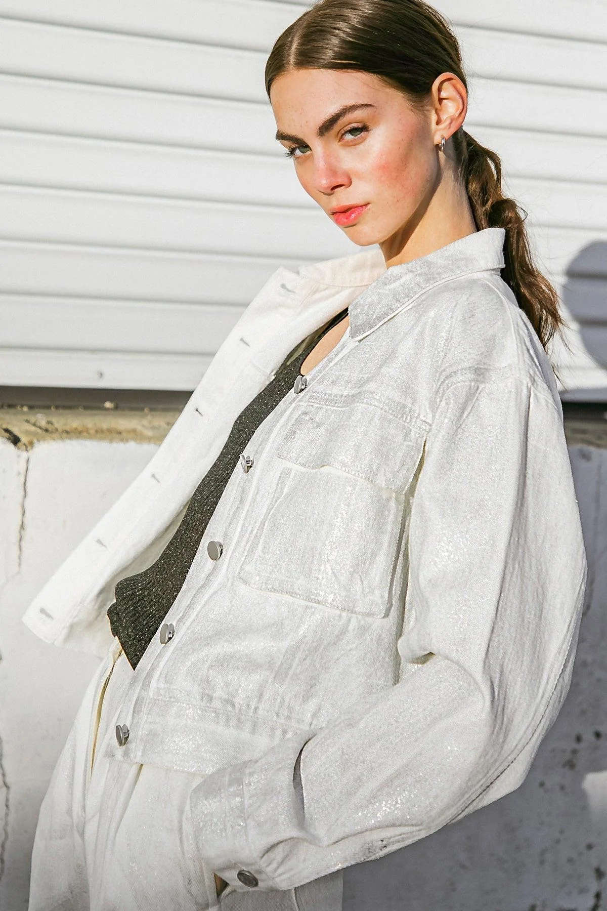 Premium Staple Moment Denim Twill Jacket Traditional