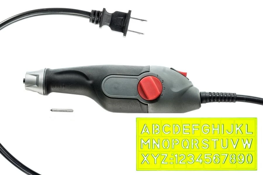 Recyclable Electric Engraver Pen with Stencils Carefully Designed
