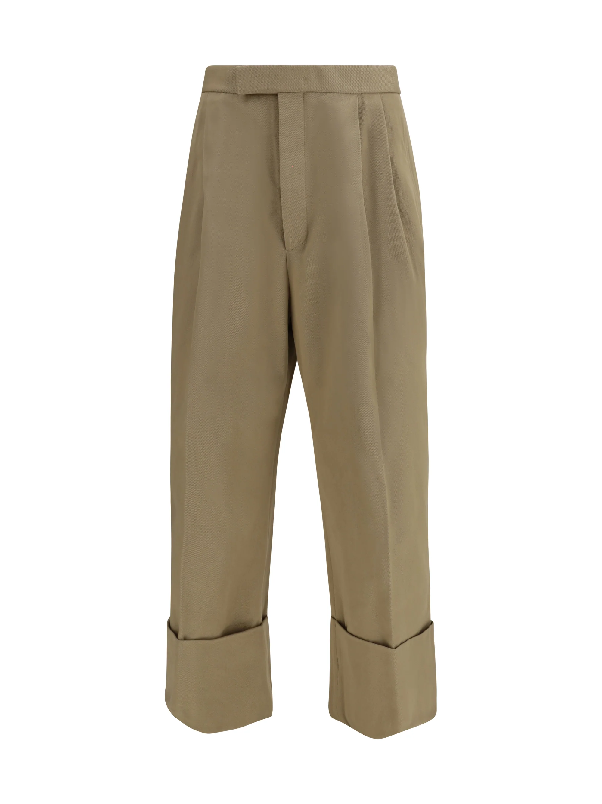Authentic Pants Gabardine Khaki Modern