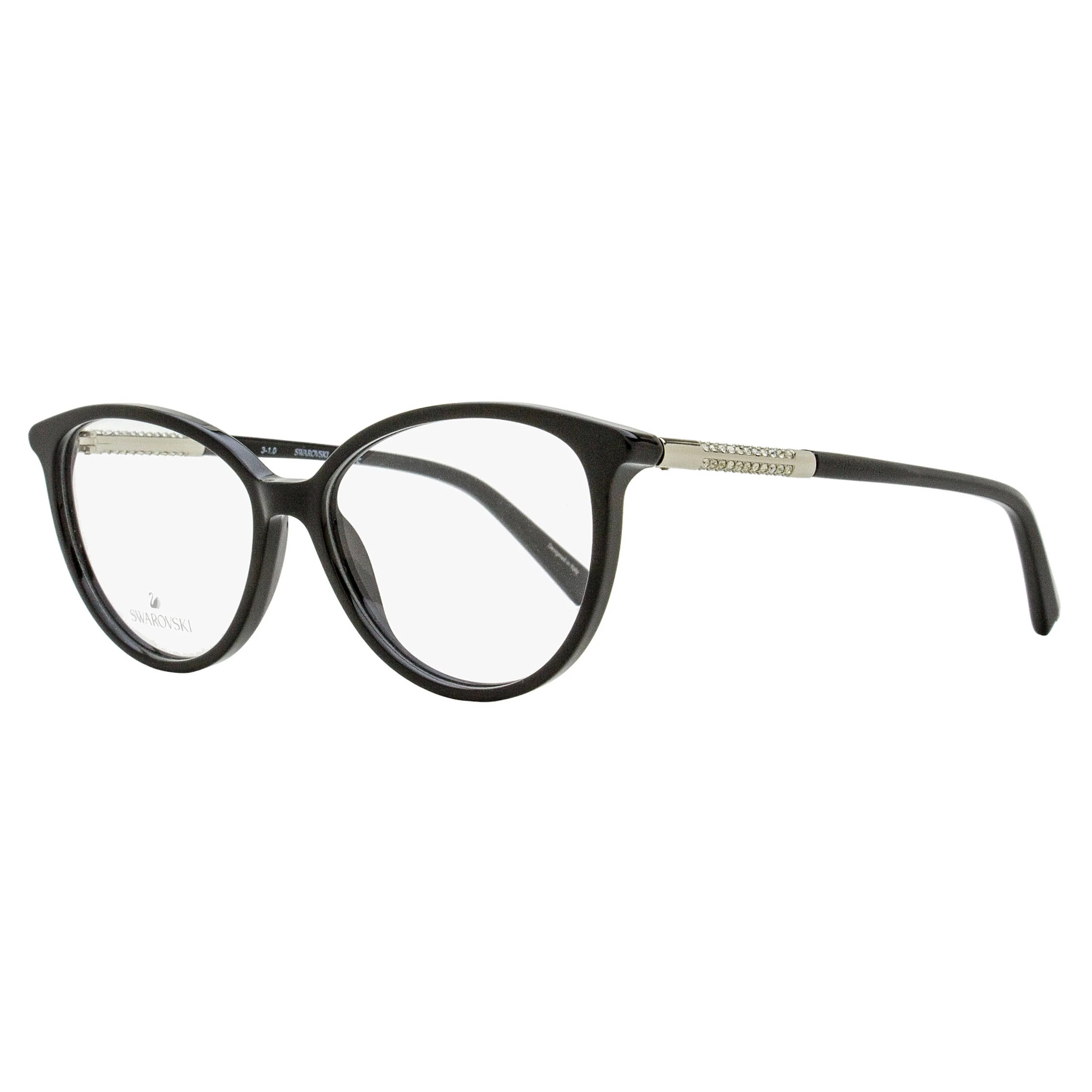 Certified Swaroki Modern Oval Eyeglasses SK5385 001 Black 54mm Reliable