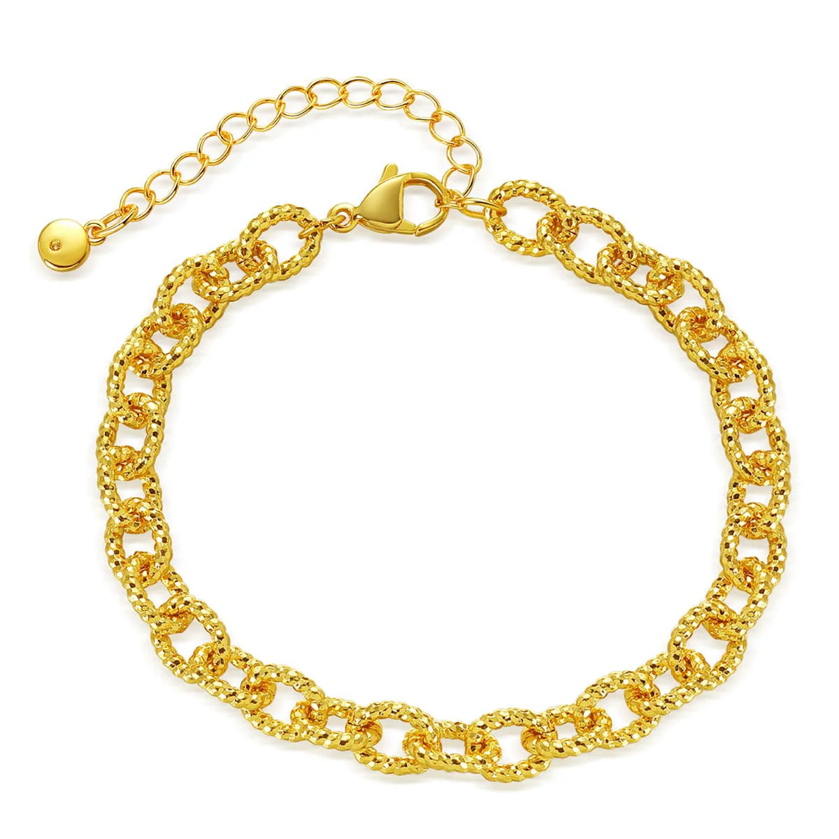 Versatile Goldtone Twine Adjustable Bracelet World-Class