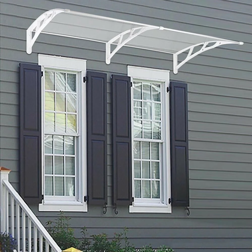 Natural Large Retractable Over Door Canopy Awning 78 x 39 High-Grade