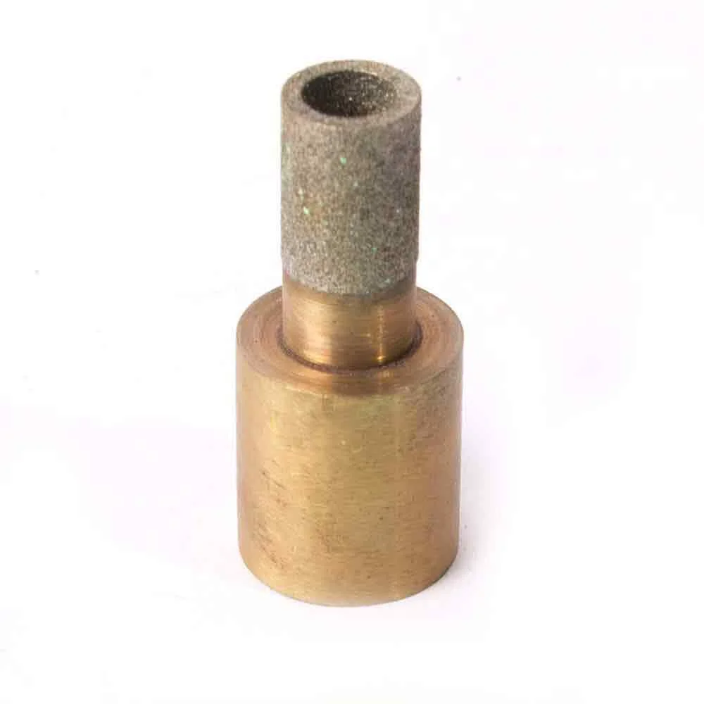 Quality 100 Grit x 3 8 Diamond Grinding Bit for Glass Tile Stained Glass Stone - Universal Arbor and Set Screw Design Powerful