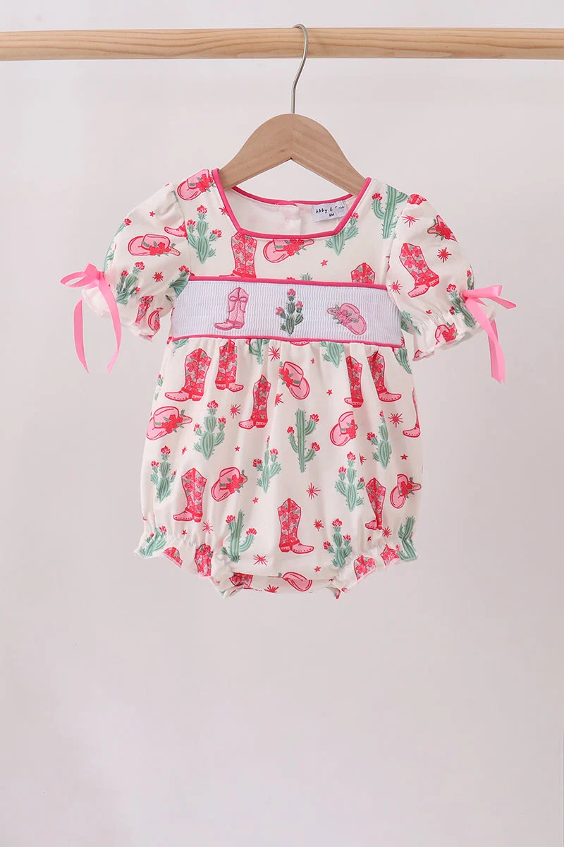 Flexible Pink Boots Smocked Bubble Specialty