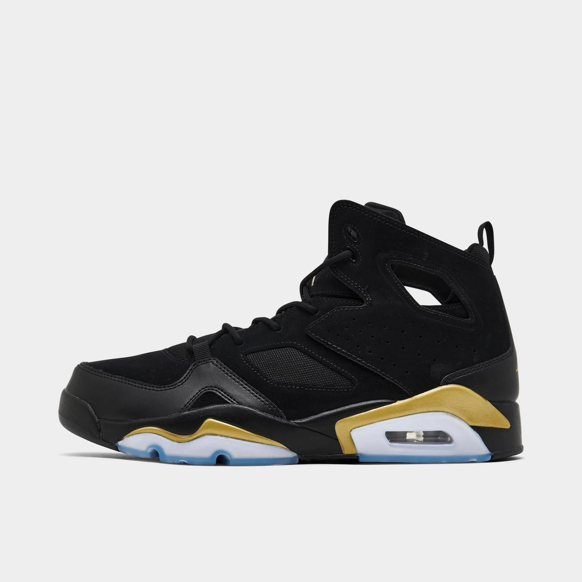 Practical Air Jordan Men's Flight Club 91 'Black Metallic Gold 2021' 2021 ' Outstanding