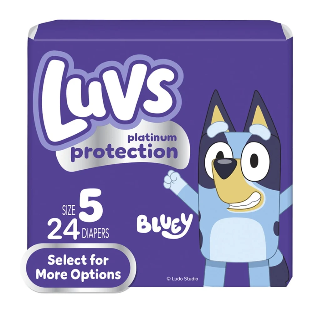 Pure Lu Platinum Protection Baby Diapers Size 5 Soft and Comfy for Babys Delicate Skin 24Ea Responsible