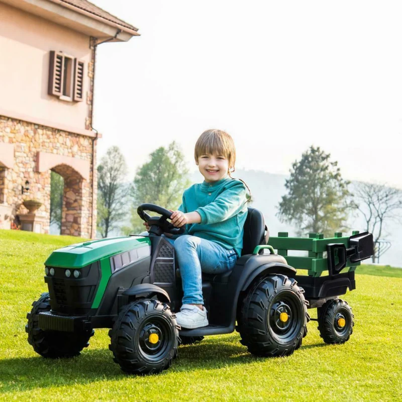 Safe Premium Kids Electric Ride On Tractor Toy 12V Minimalist