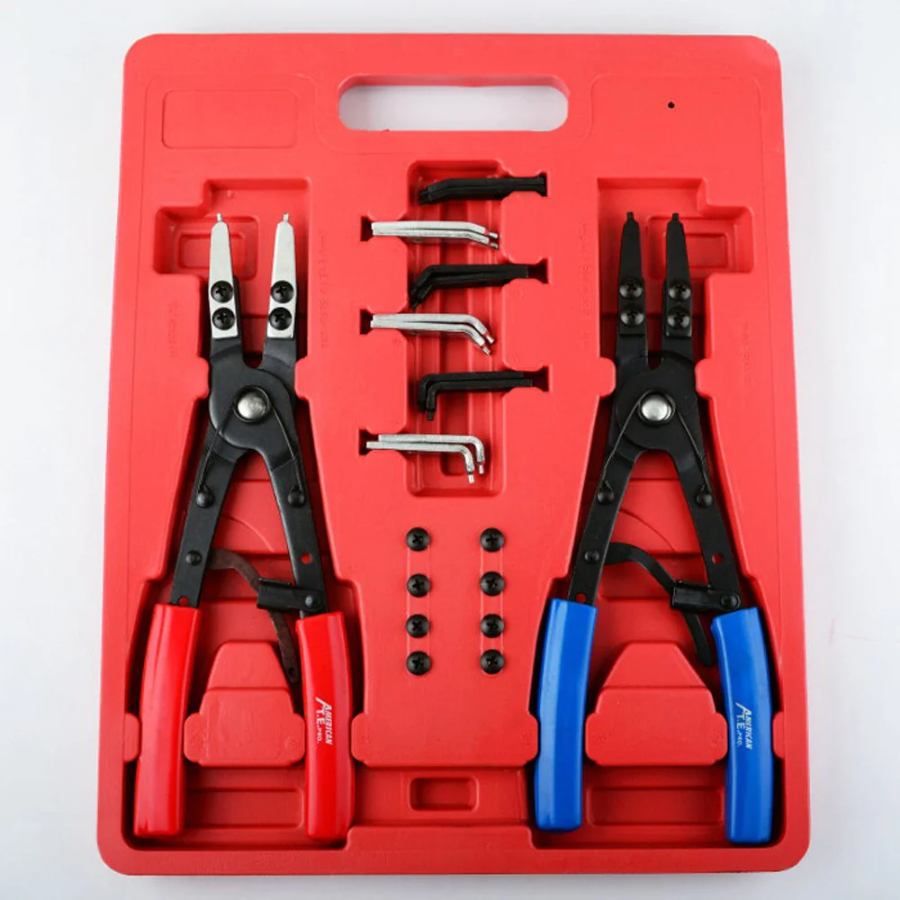 Prestigious Large Big 10 Snap Retainer Internal External Tool Set Snapring Ring Plier Stylish