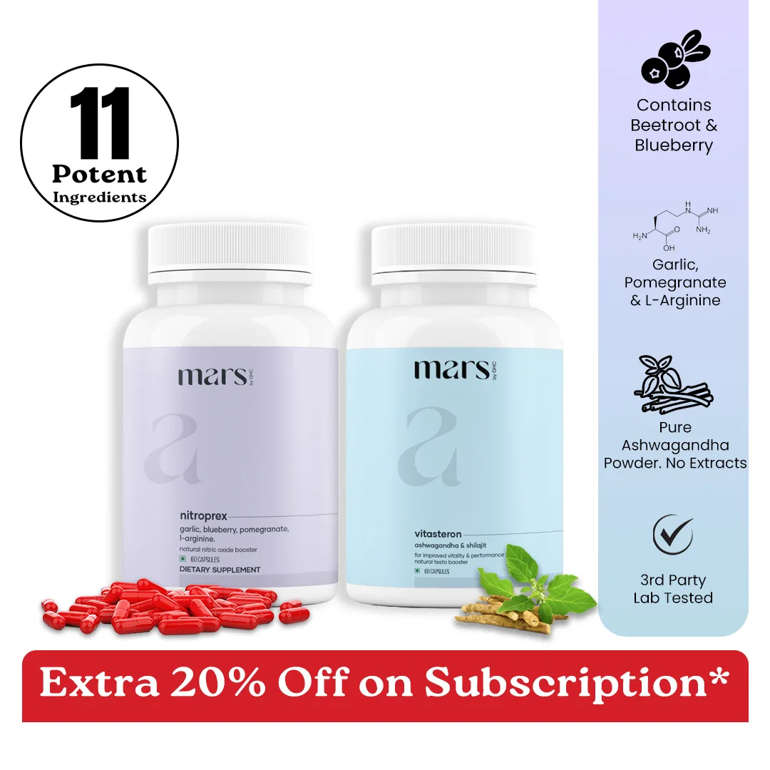 Sustainable Mars Rise Max Combo Dual Action Testosterone Nitric Oxide Support for Strength Stamina Performance Environmentally Friendly