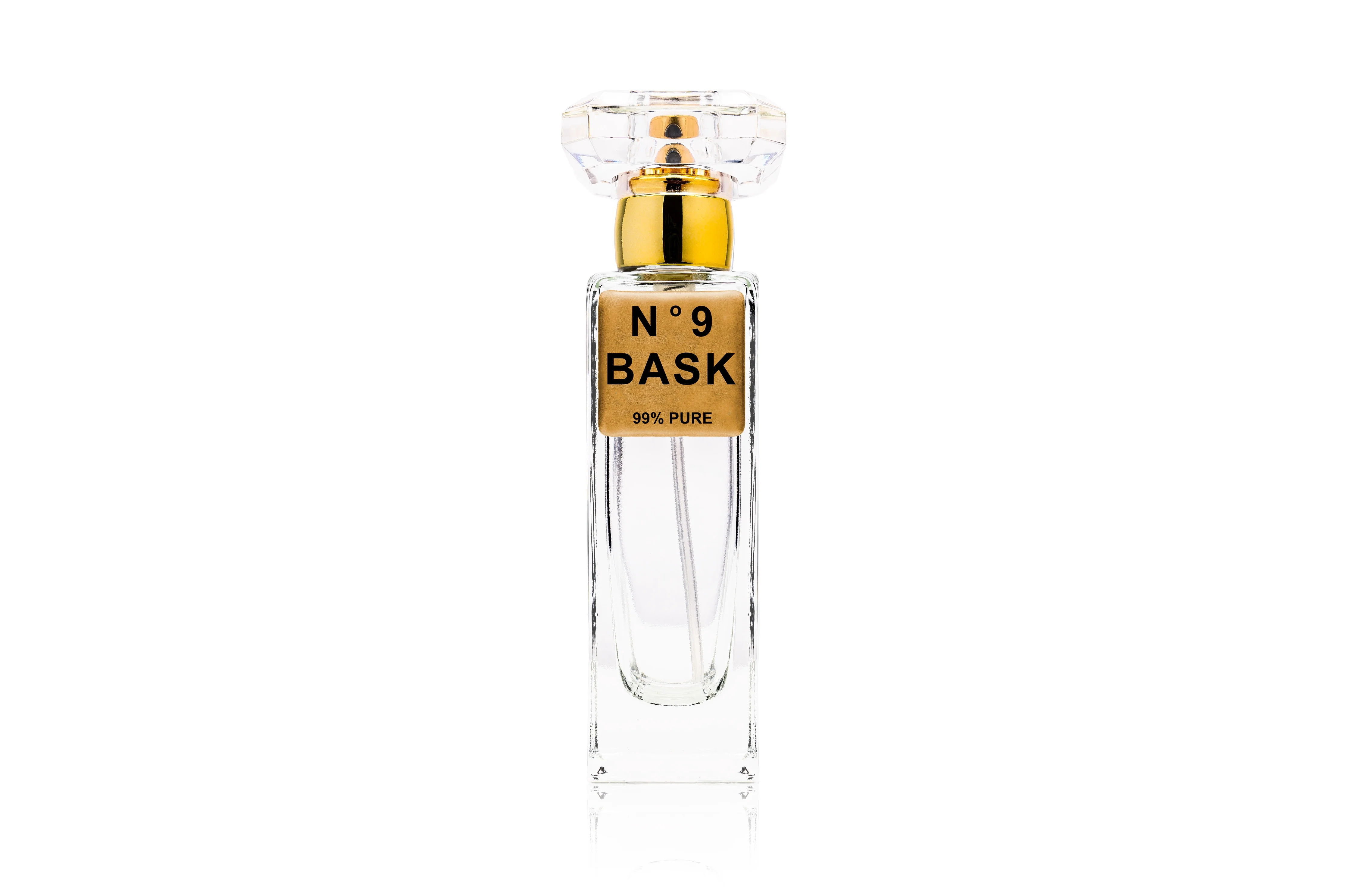 High-End 1.05 Oz Italian Glass Spray Bottle Gold Label Sustainable