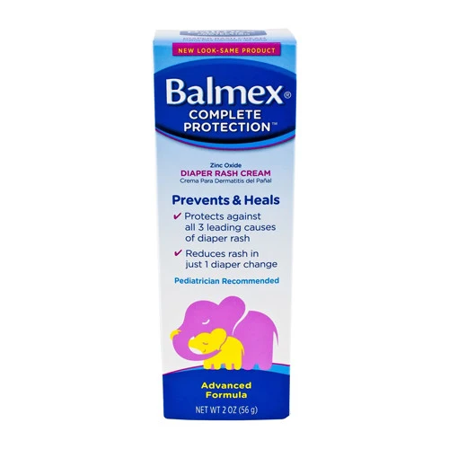 First-Class Balmex Complete Protection Diaper Rash Cream 2 Oz Pure