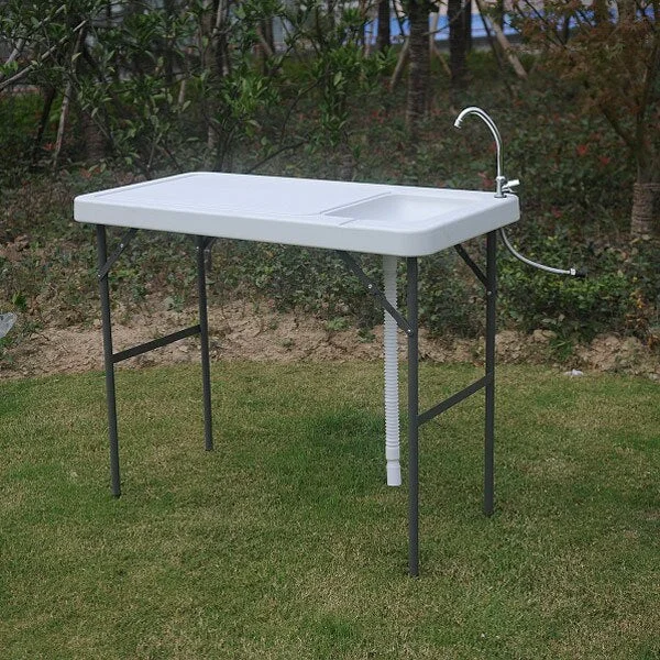 Enhanced Heavy Duty Portable Outdoor Camping Kitchen Sink Professional
