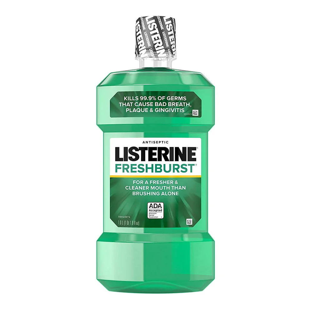 Casual Listerine Freshburst Antiseptic Mouthwash 1 Liter Comfortable