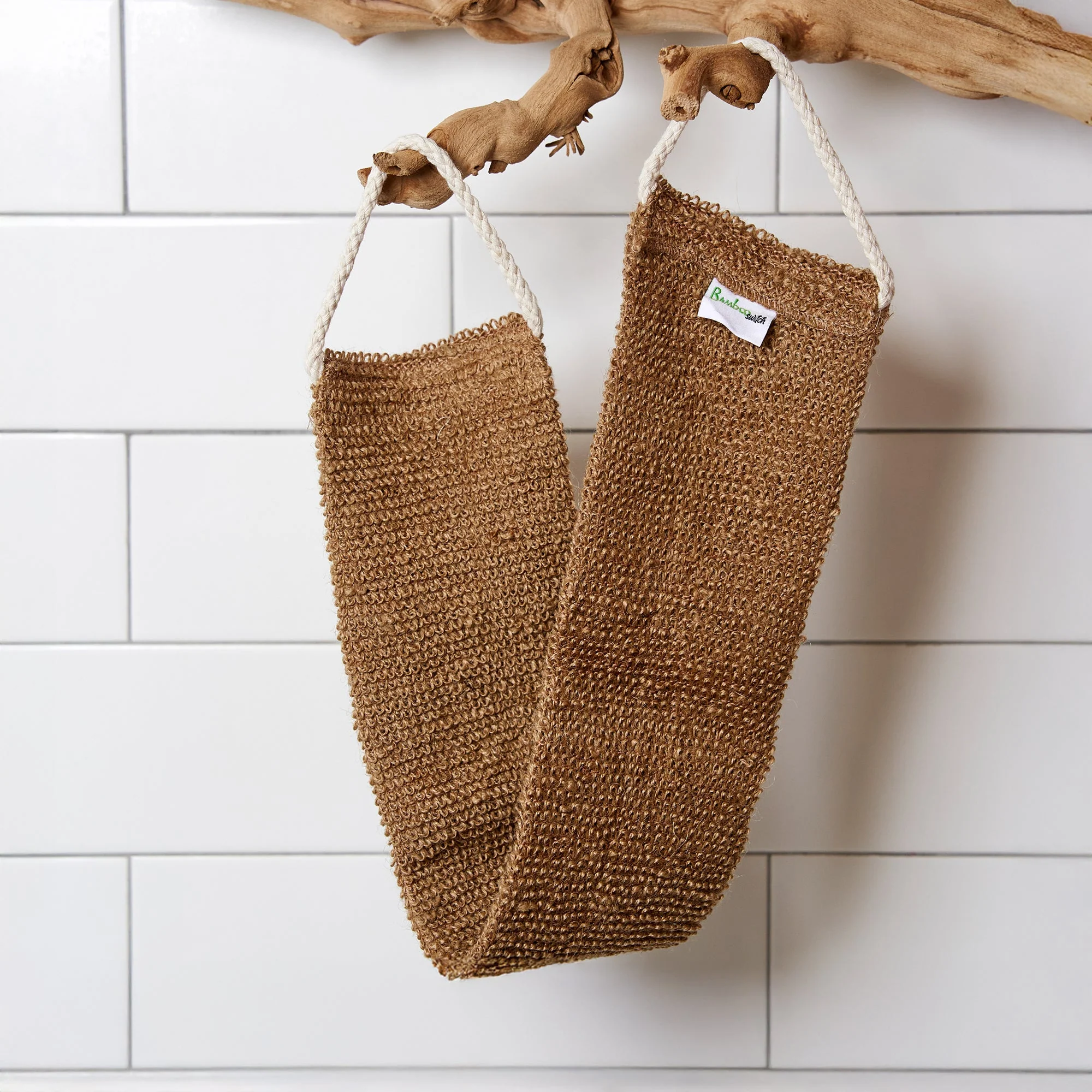 World-Class Sisal Linen Back Scrubber Breathable