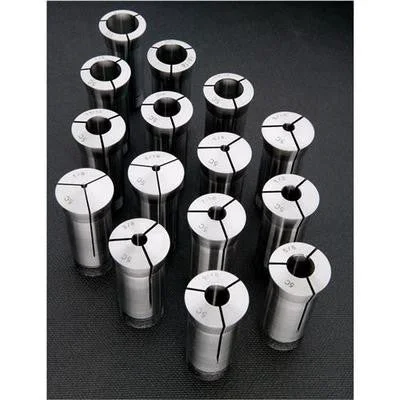 Long-Lasting 15 Piece 5C Collet Tool Set for Milling Mill Machine Tool 5 C Metal Lathe Tooling Casual