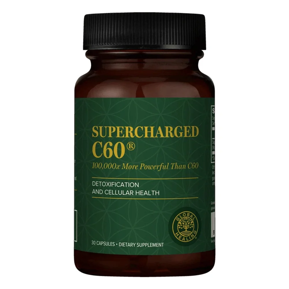 Long-Lasting Global Healing Supercharged C60 Anti Aging Detoxification Cellular Health and Longevity Support 30Ea Elegant