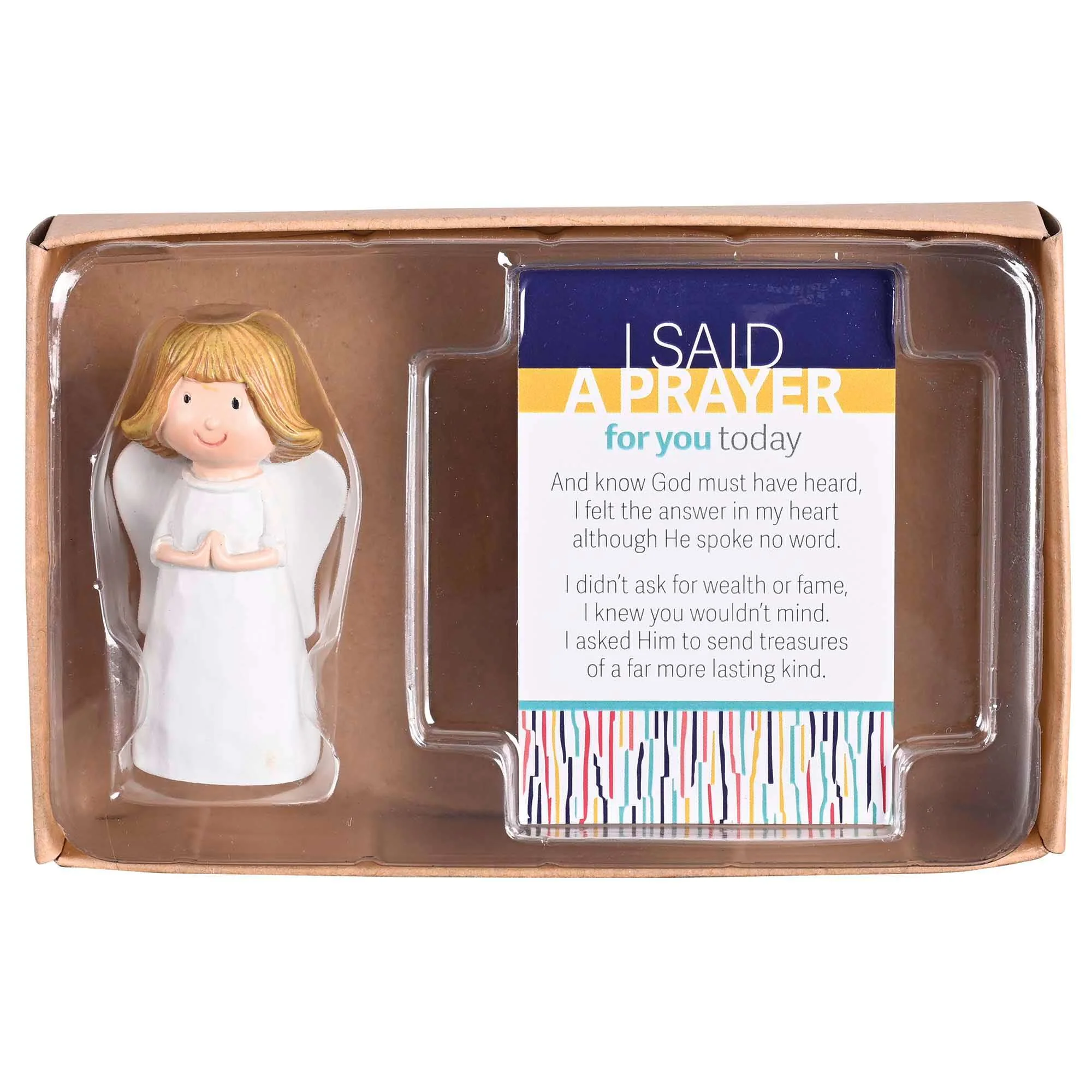 High-Quality Angel Figurine I Said A Prayer For You Functional