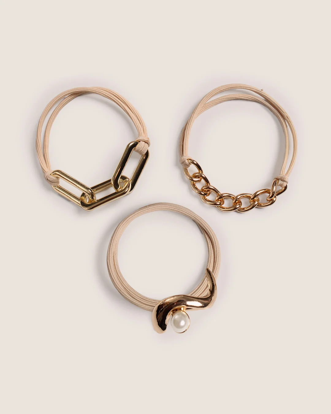 Pure Let s Link Up - 3 Pack Hair Tie Bracelets Reusable