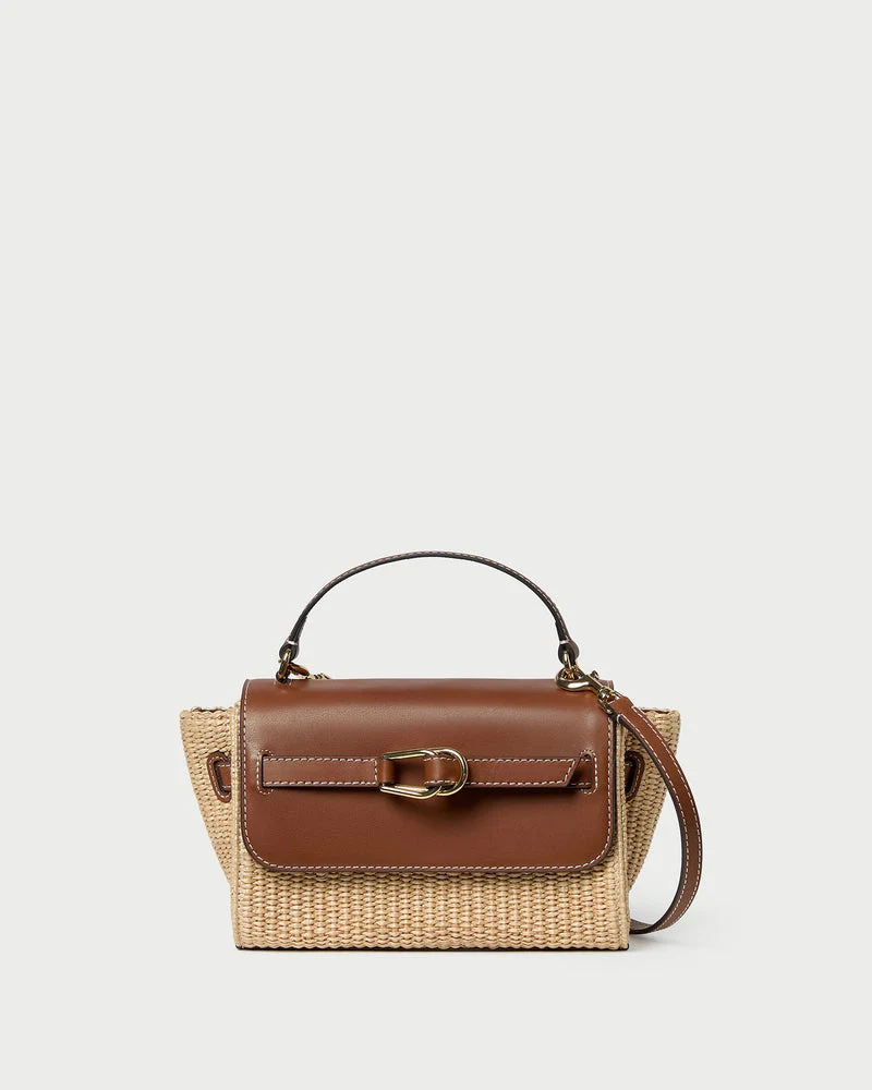 Sustainable Loeffler Randall Alexei Loop Belt Crossbody in Natural Cacao Premium Material