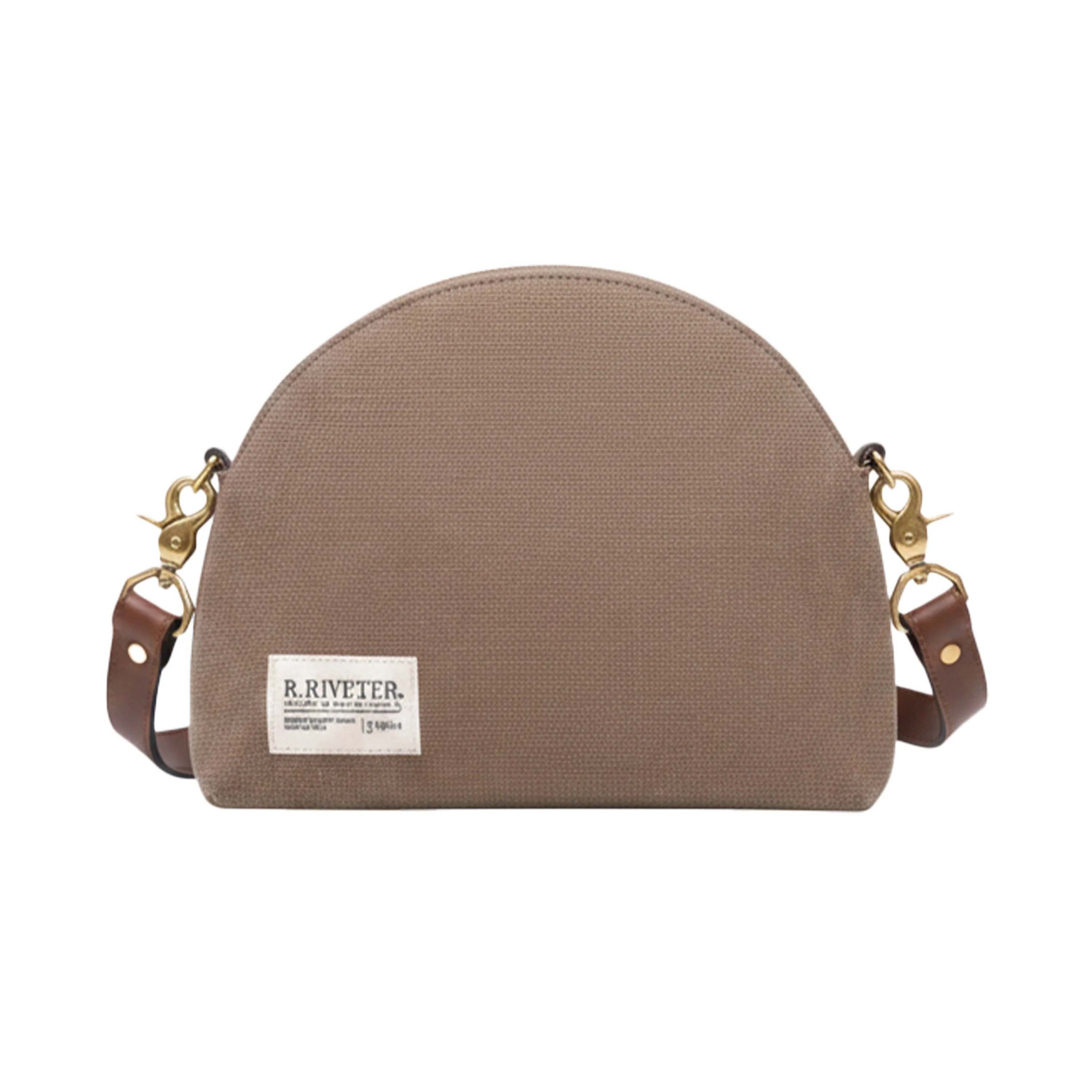 Excellent Hopper Crossbody Chocolate Washed Canvas Brown Pure