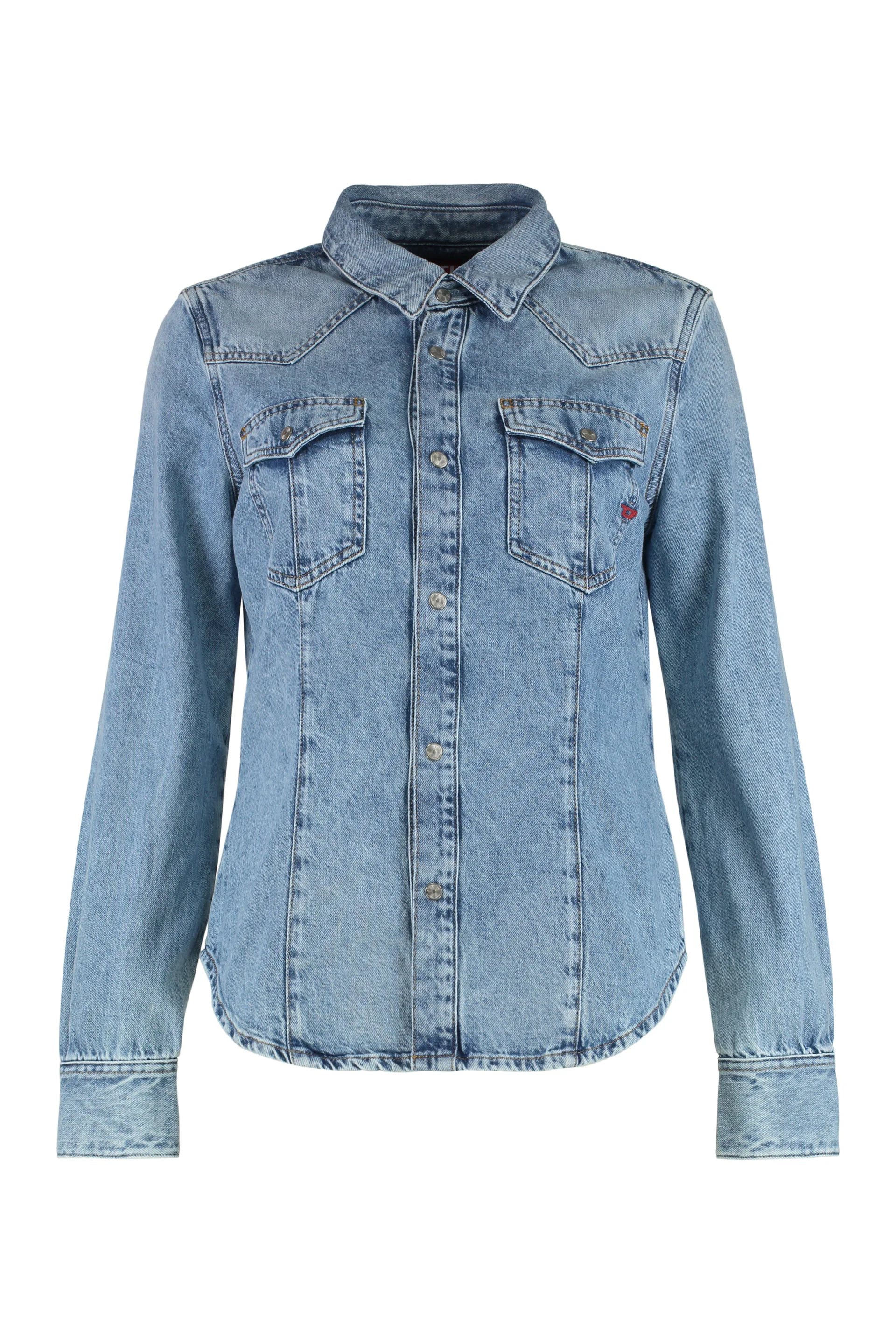 Casual Diesel De-Waves Denim Shirt Long-Lasting