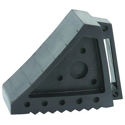 Safe Solid Rubber Auto Wheel Stopper Chock Functional