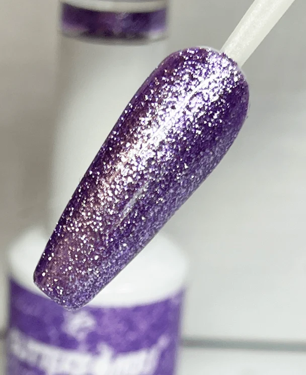 Durable Glitter Bomb Gel Polish Metallics Lilac Ice Trusted